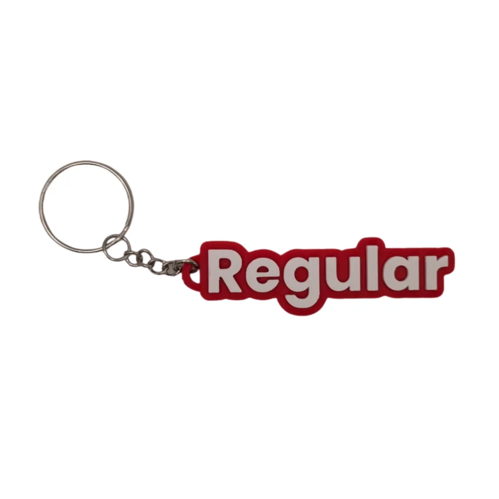 Personalised Keyring – Two Tone (Regular)